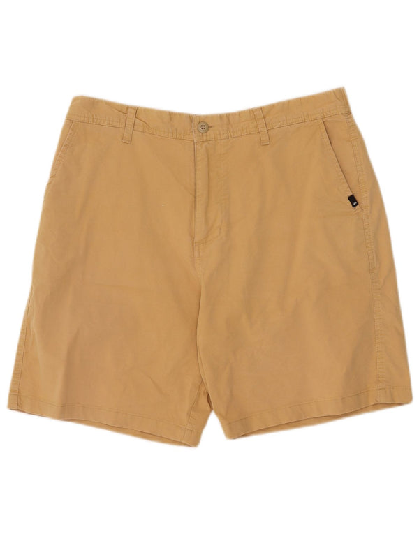 Quiksilver Mens Chino Shorts Relaxado Fit Pequeno W30 Algodão Bege