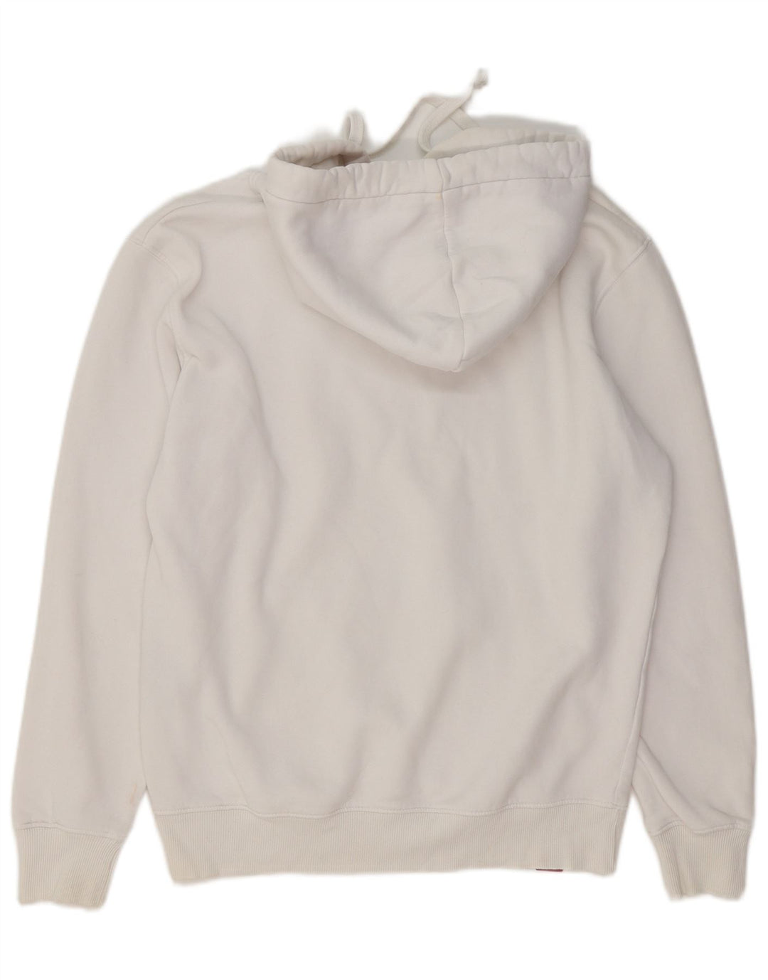 ALPHA INDUSTRIES Suéter com capuz gráfico masculino médio algodão branco