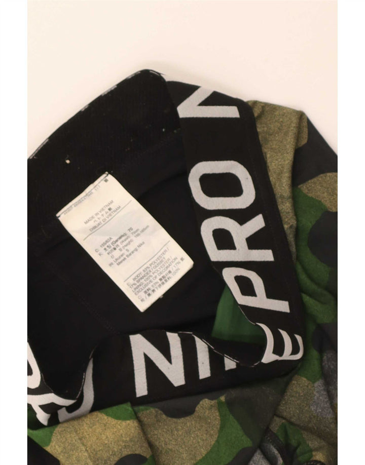 Leggings Nike Femininas Graphic UK 4 XS Preto Camuflagem Poliéster