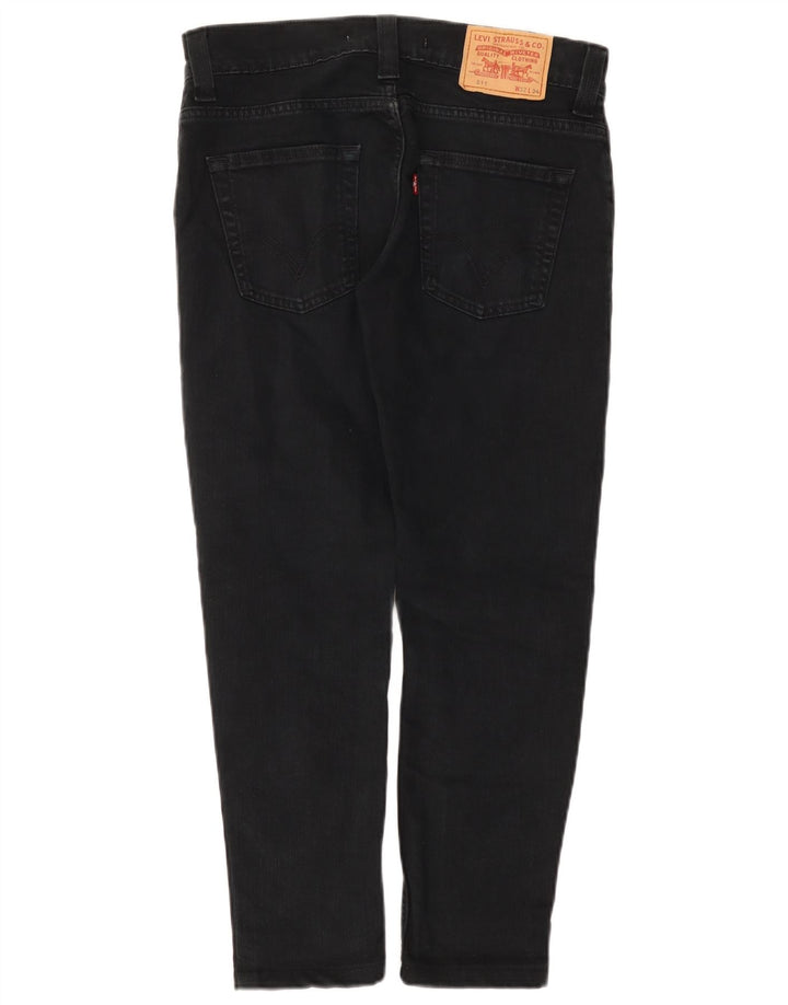 Jeans Levis 511 Slim Masculino W32 L27 Algodão Preto