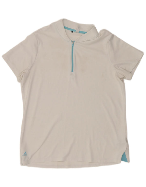 Adidas Mens Camiseta Top XL Branco Poliéster