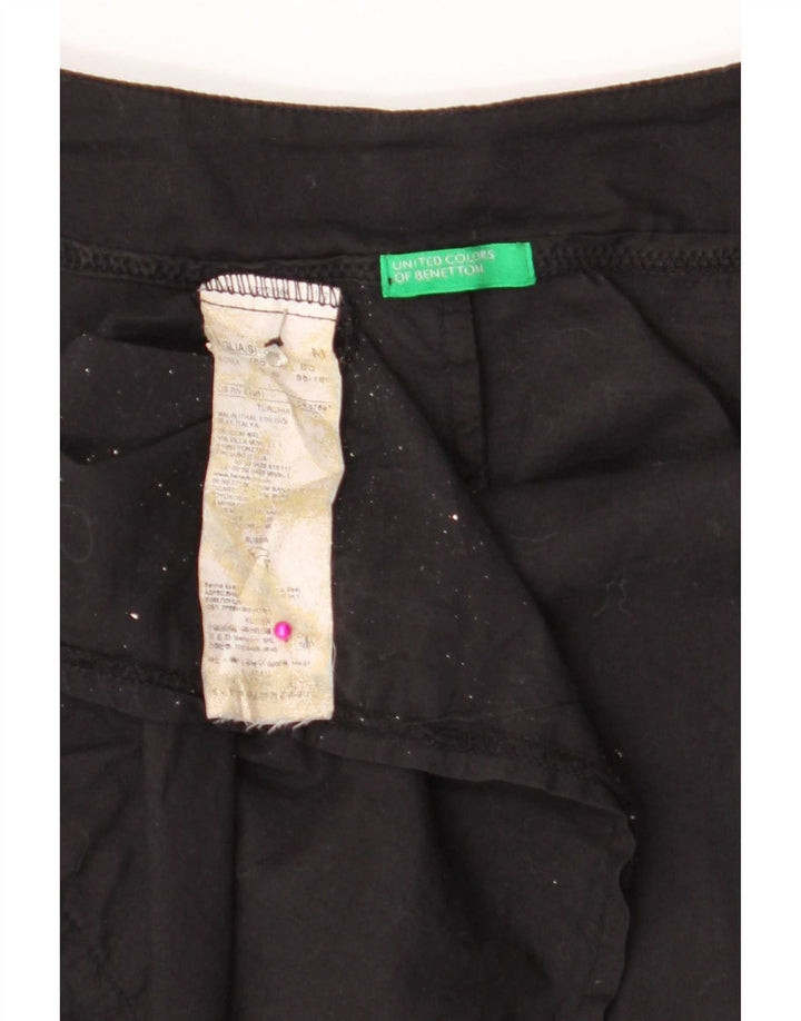 Blusa feminina manga 3/4 Benetton UK 14 médio preto