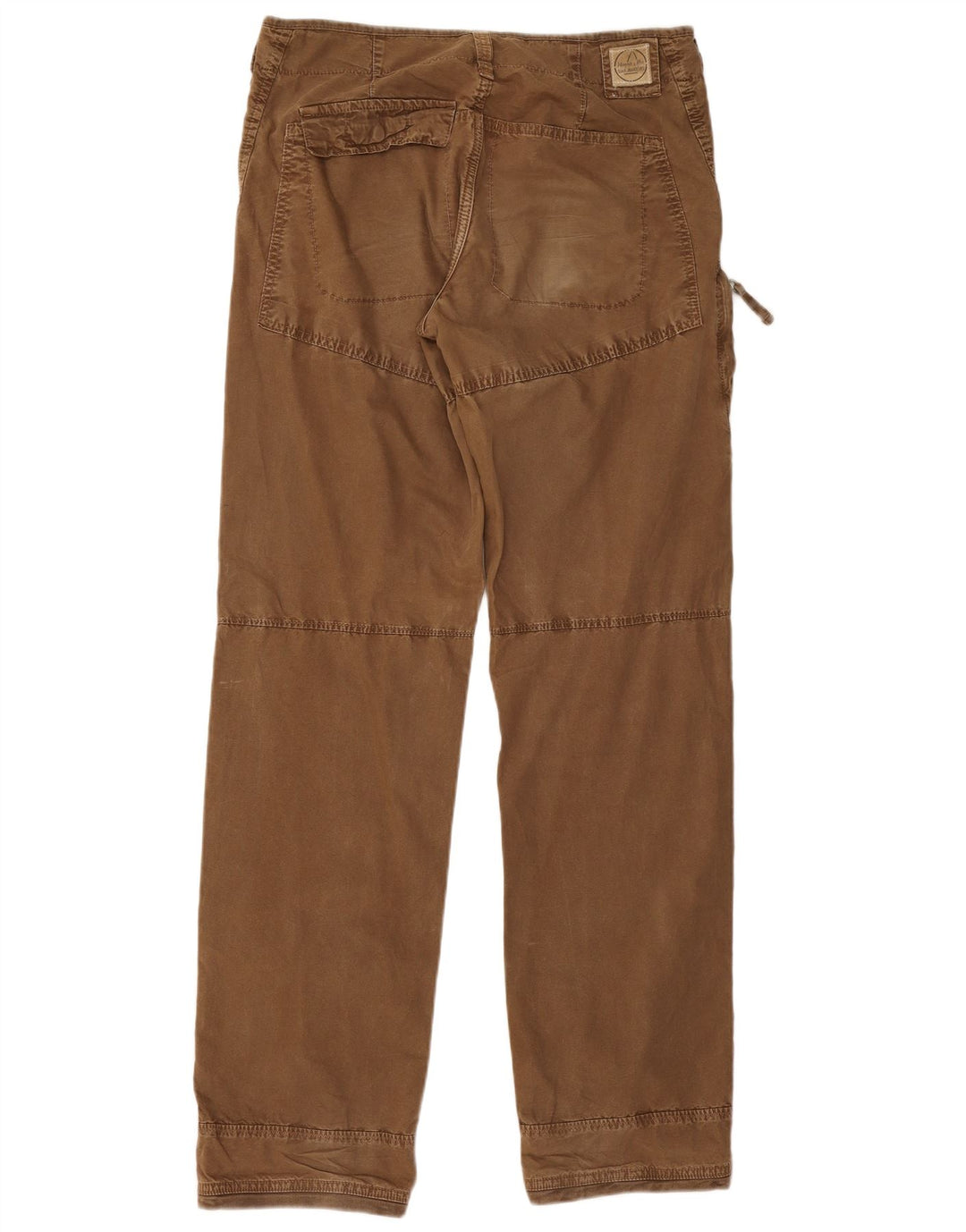 Calça cargo reta masculina Murphy & Nye W33 L34 algodão marrom