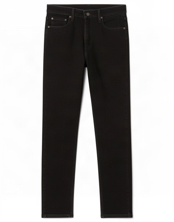 Levi's Mens Slim Tapered Jeans W30 L32 Algodão Preto