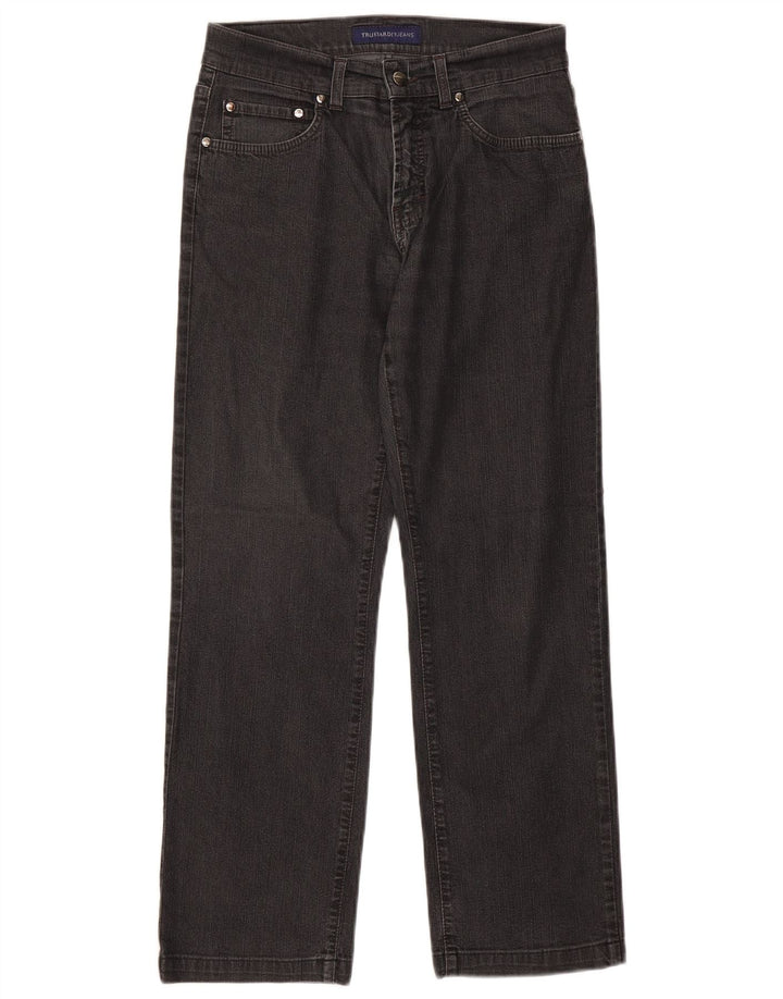 Jeans retos femininos TRUSSARDI W31 L27 cinza