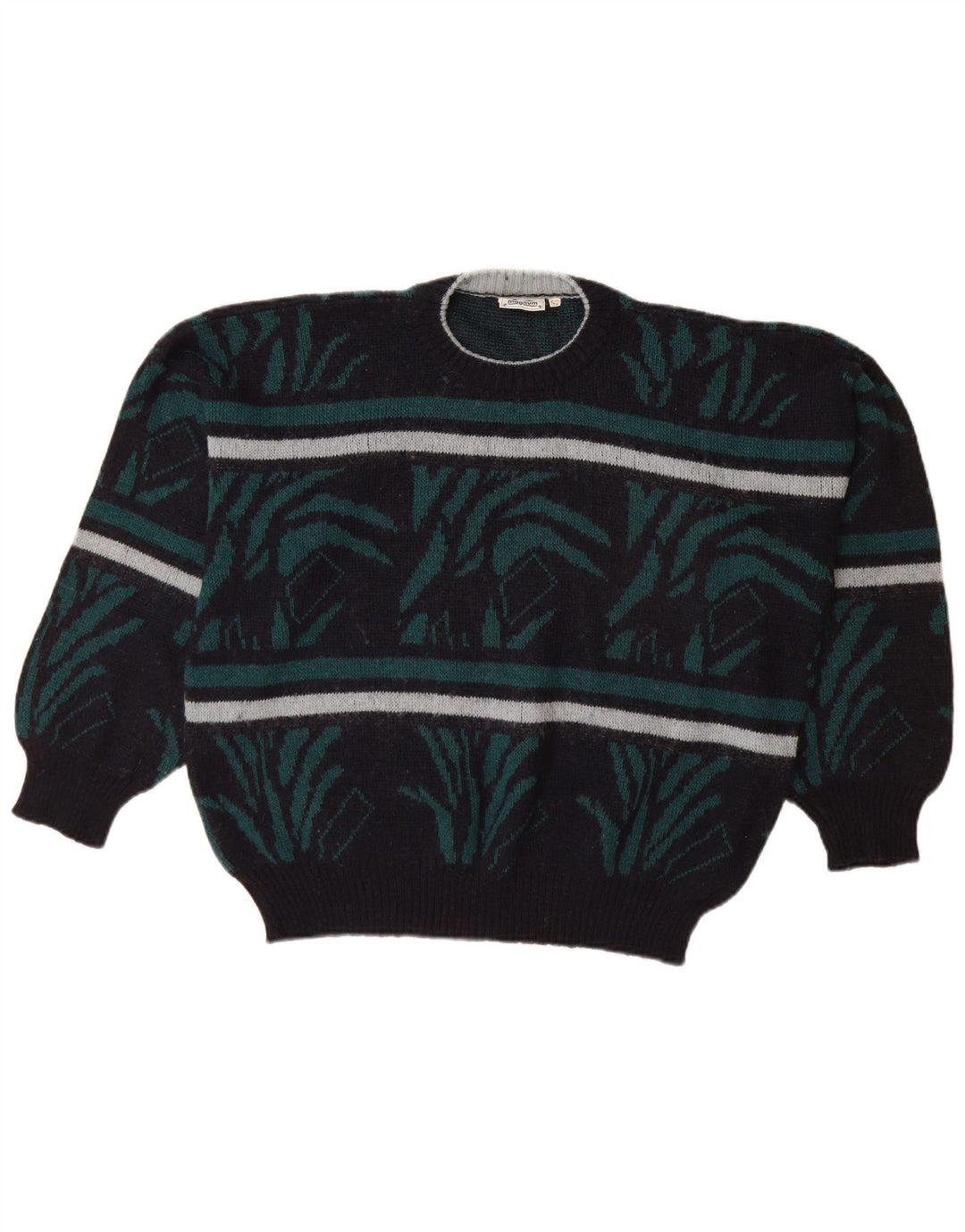 Suéter masculino MAGNUM com gola redonda IT 52 grande azul marinho