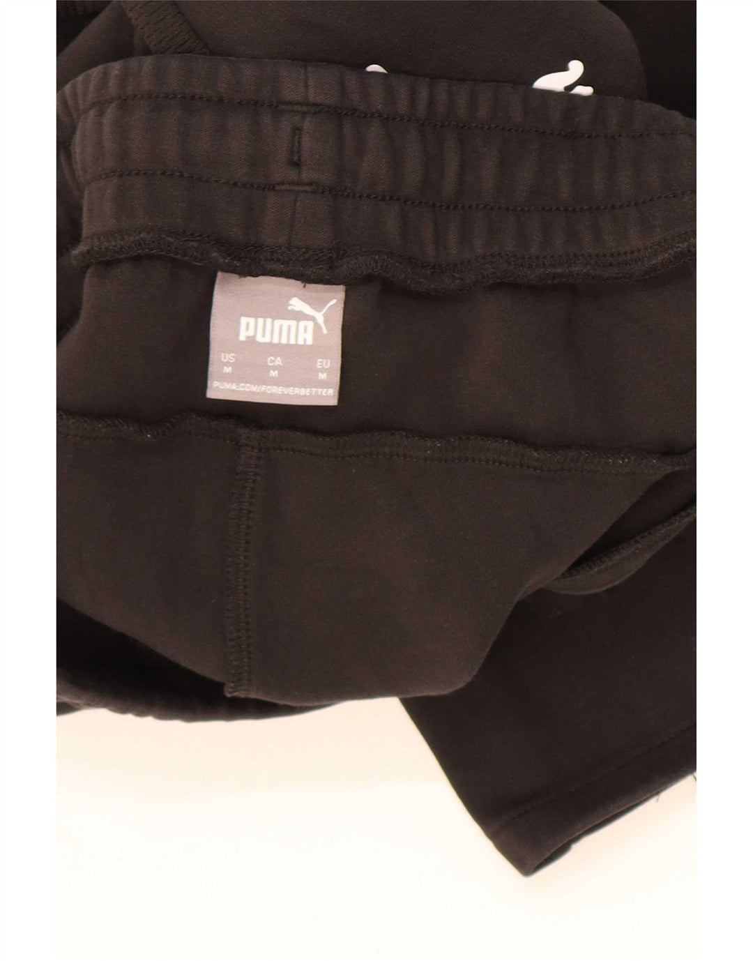 Calça de treino masculina Puma médio preto algodão