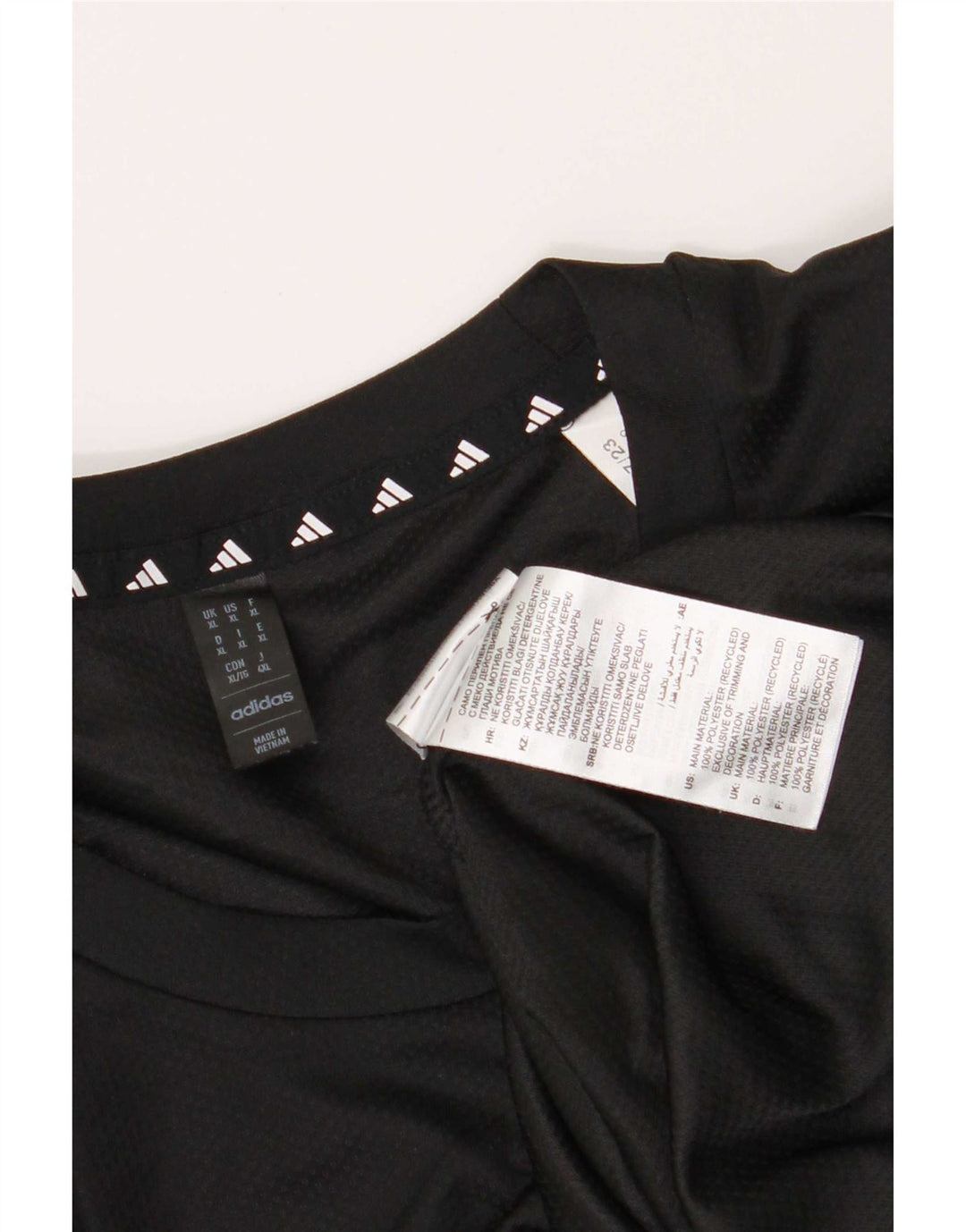 Adidas Mens Aeroready Camiseta Top XL Preto Poliéster