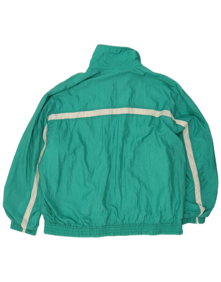 Jaqueta masculina vintage solta com ajuste solto grande verde