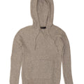 Suéter feminino com capuz Marks & Spencer UK 6 XS poliéster cinza