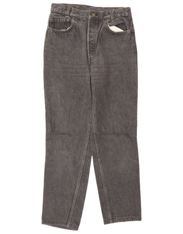 Calça jeans masculina Levi's 501 Tapered cintura alta W30 L28 cinza