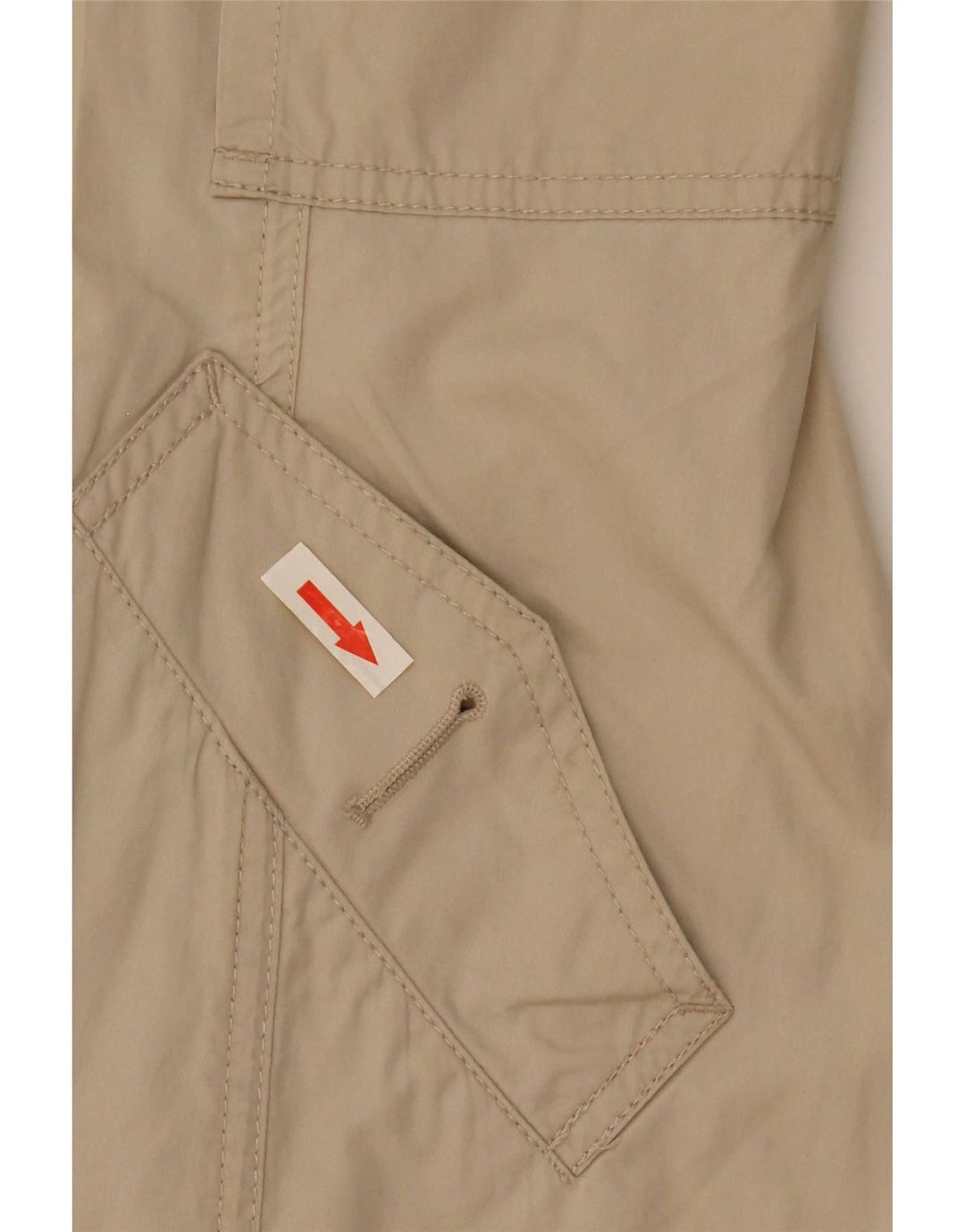 Trench Coat feminino Monsoon UK 8 pequeno algodão bege