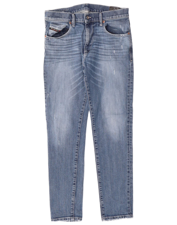 DIESEL Calça jeans feminina D-Strukt Slim W31 L30 algodão azul