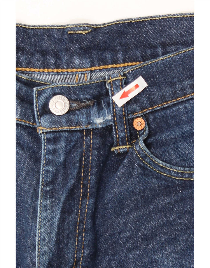 Levi's Masculino 511 Slim Jeans W32 L32 Azul Marinho Algodão