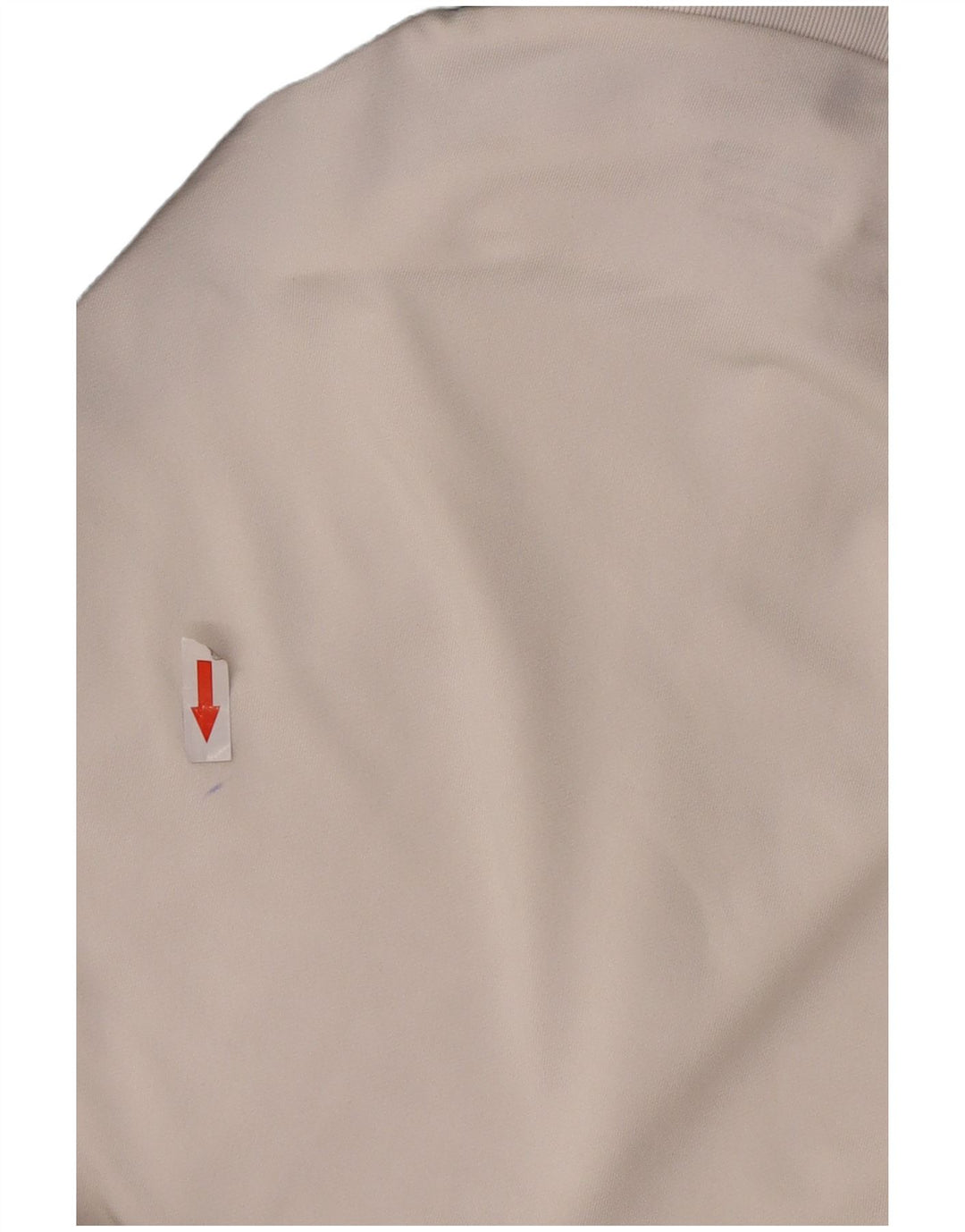 Nike Mens Dri Fit Zip Neck Slim Pulôver Treino Top Pequeno Branco