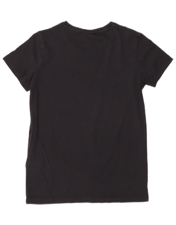 Camiseta feminina estampada Champion UK 10 pequena preta