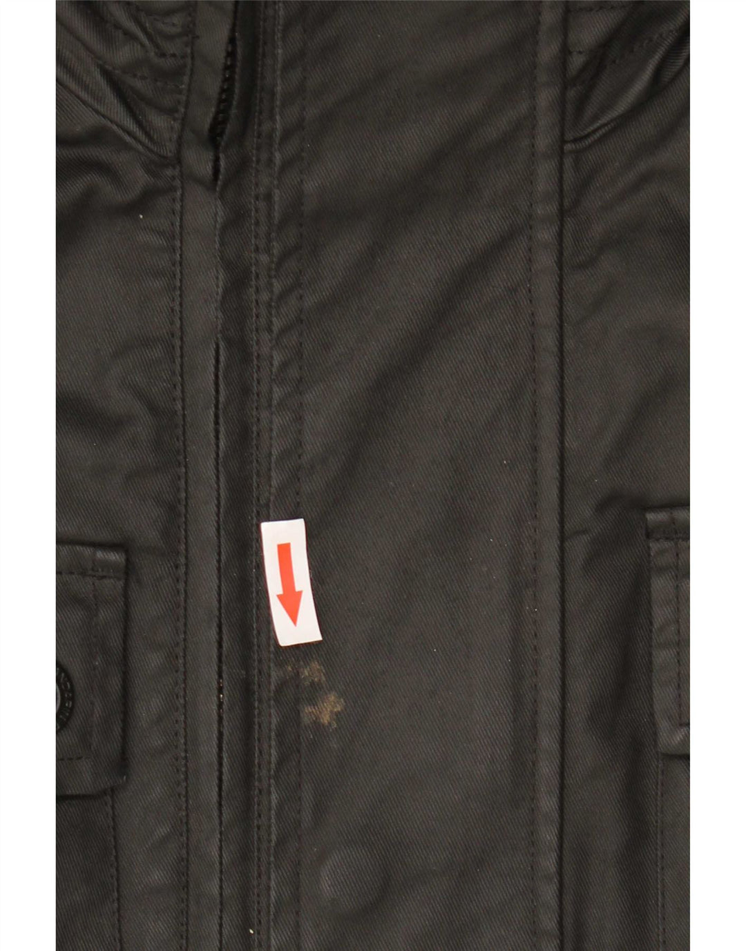 Jaqueta militar masculina Superdry UK 44 2XL algodão preto