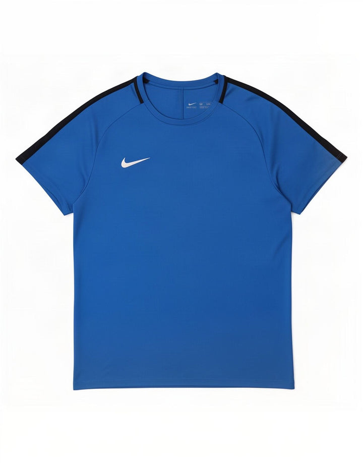 Camiseta masculina Nike Dri Fit Top XL azul colorblock poliéster
