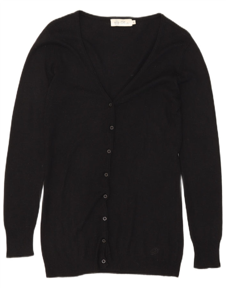 Suéter cardigã feminino Dack's Reino Unido 10 pequeno preto