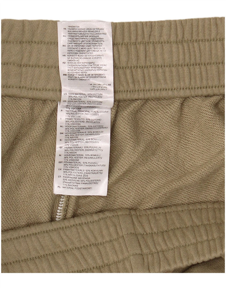 Adidas Mens Sport Shorts Grande Algodão Cáqui