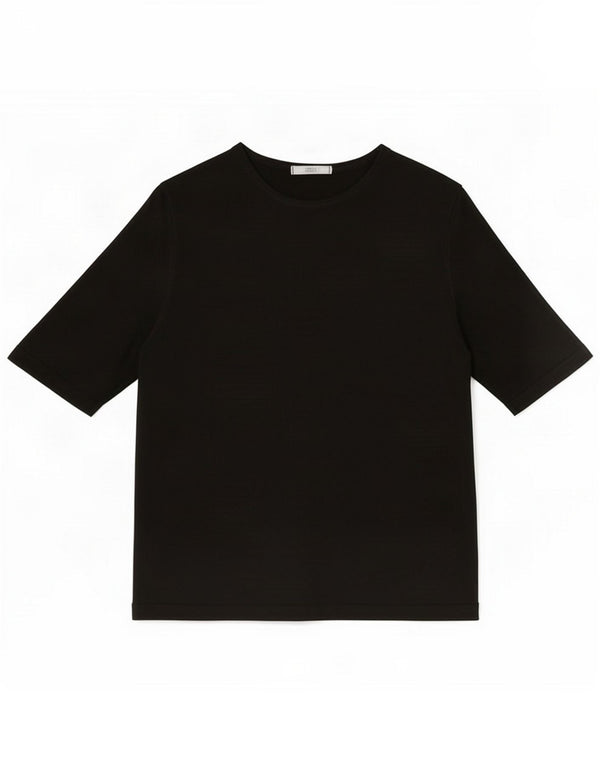 Camiseta feminina Marks & Spencer UK 12 acrílico preto médio