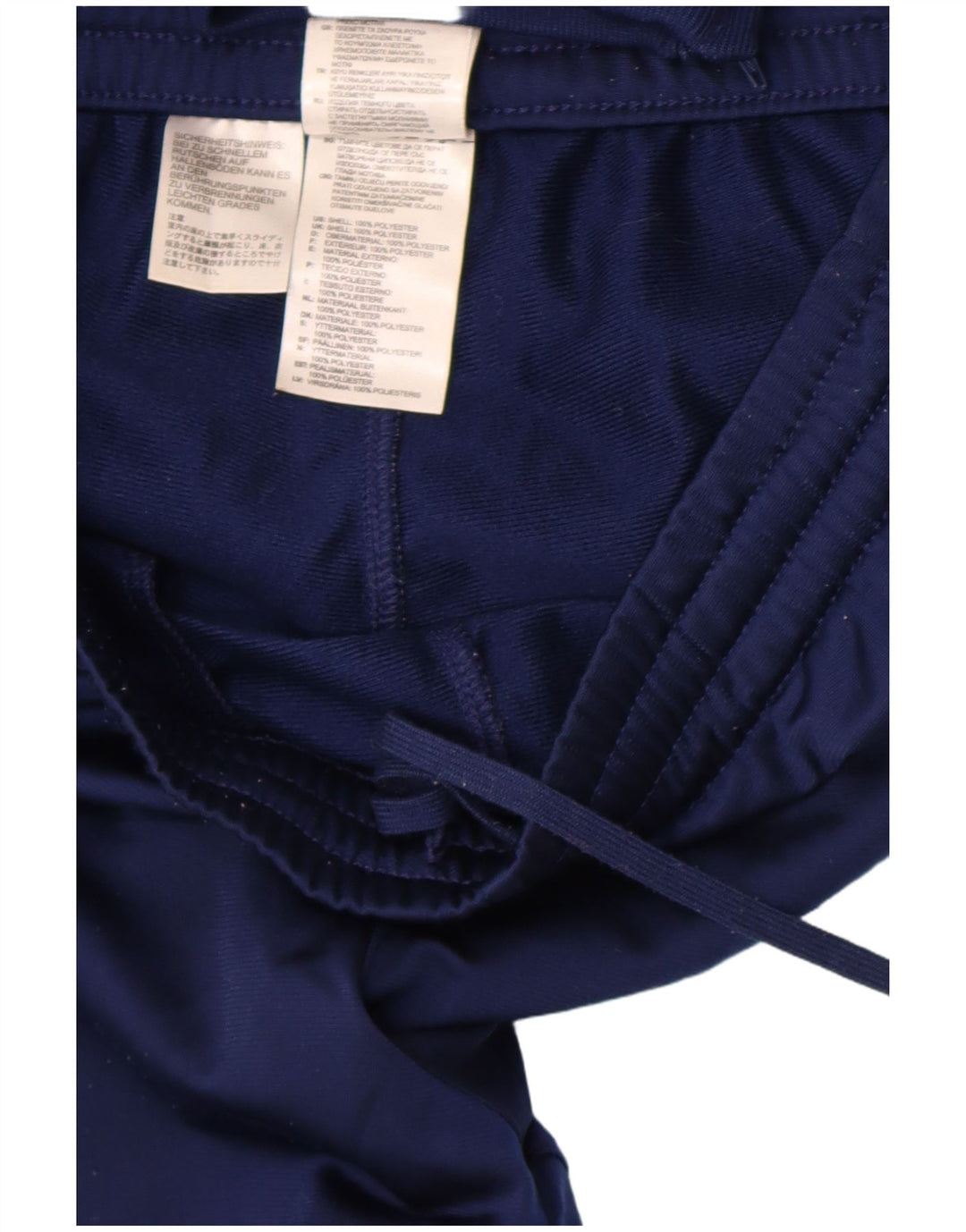 ADIDAS Mens Calças de treino Joggers Médio Azul Marinho Poliéster