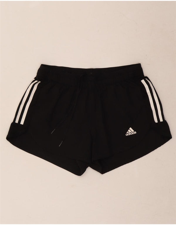 Adidas Womens Aeroready Sport Shorts UK 10 Pequeno Poliéster Preto