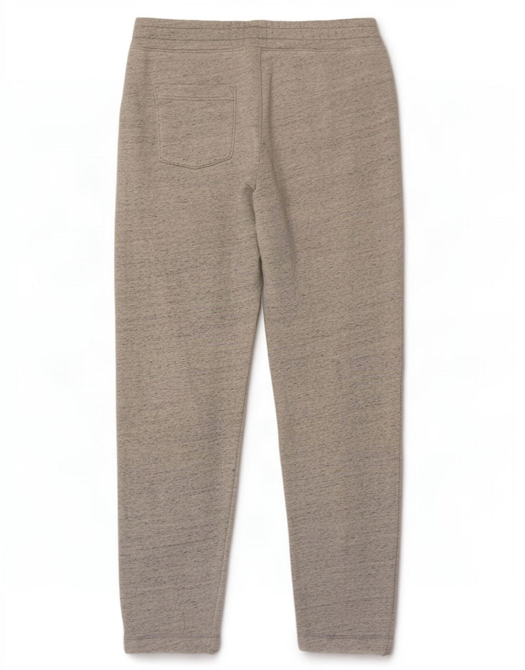 Calça de treino masculina Hollister com estampa gráfica cinza médio algodão manchado