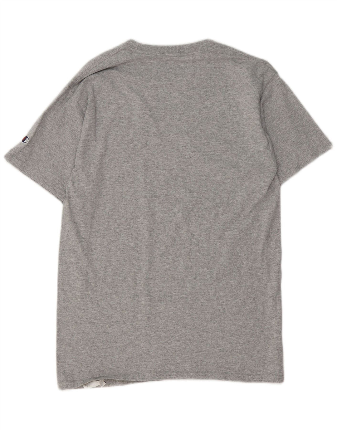CAMPEÃO Camiseta Masculina Top Pequeno Algodão Cinza