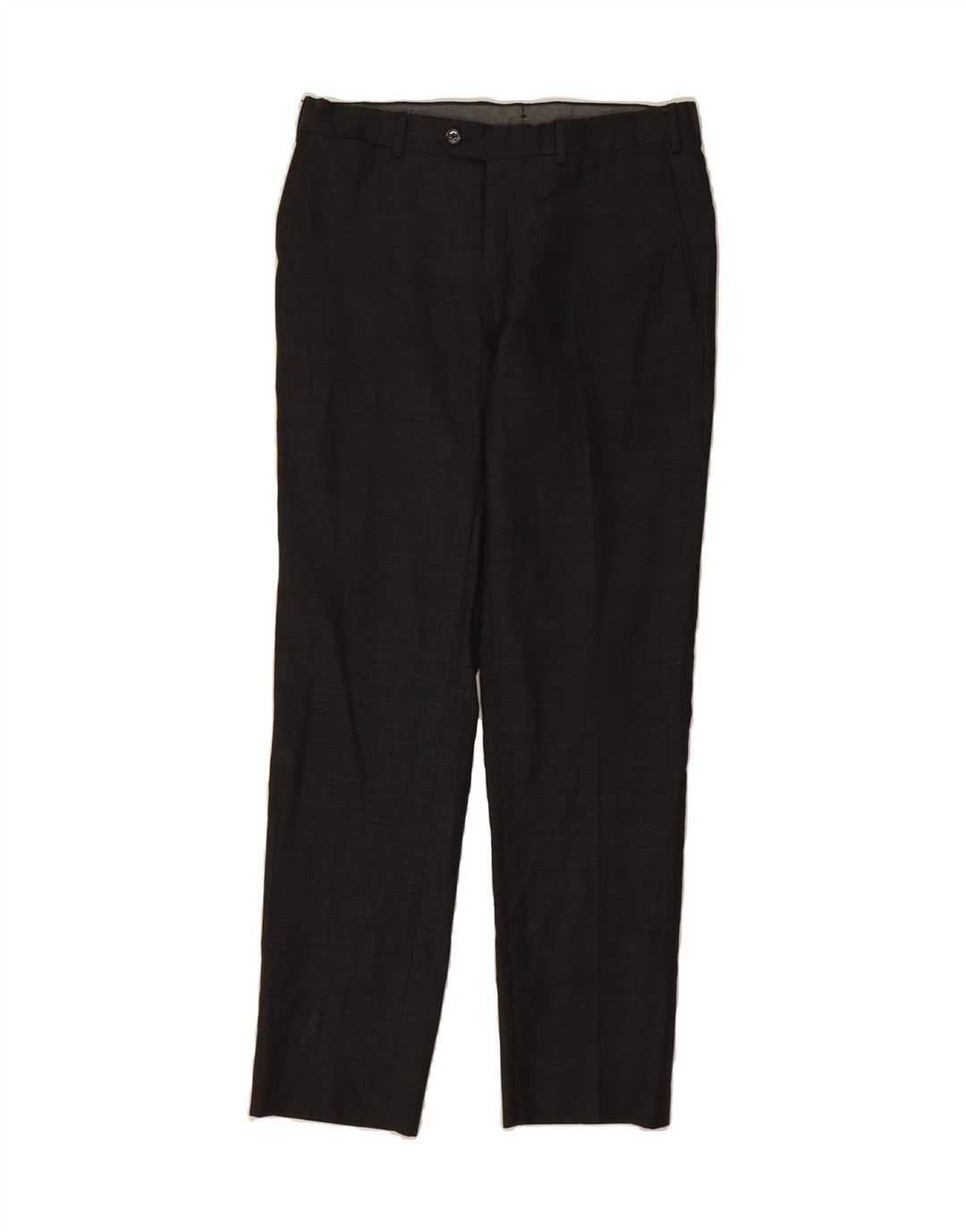MASSIMO DUTTI Mens Straight Suit Trousers W31 L30 Grey Cotton Vintage Massimo Dutti and Second-Hand Massimo Dutti from Messina Hembry 