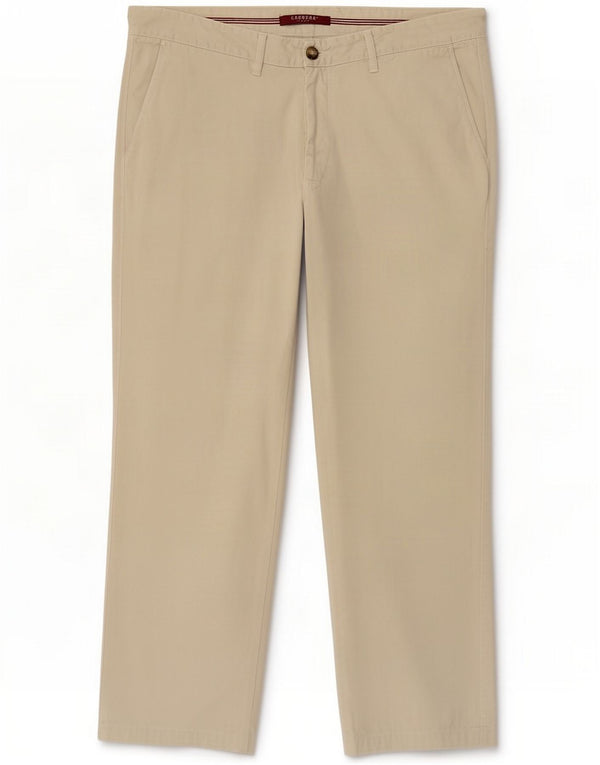 Carrera Mens Straight Chino Calças W36 L28 Bege