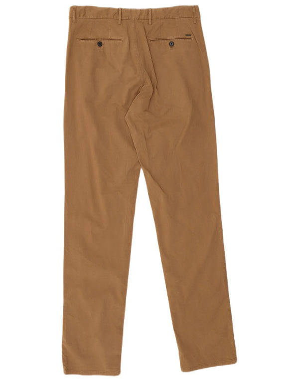 Calça Chino Masculina Slim Fit Massimo Dutti EU 40 Médio W31 L31 Bege