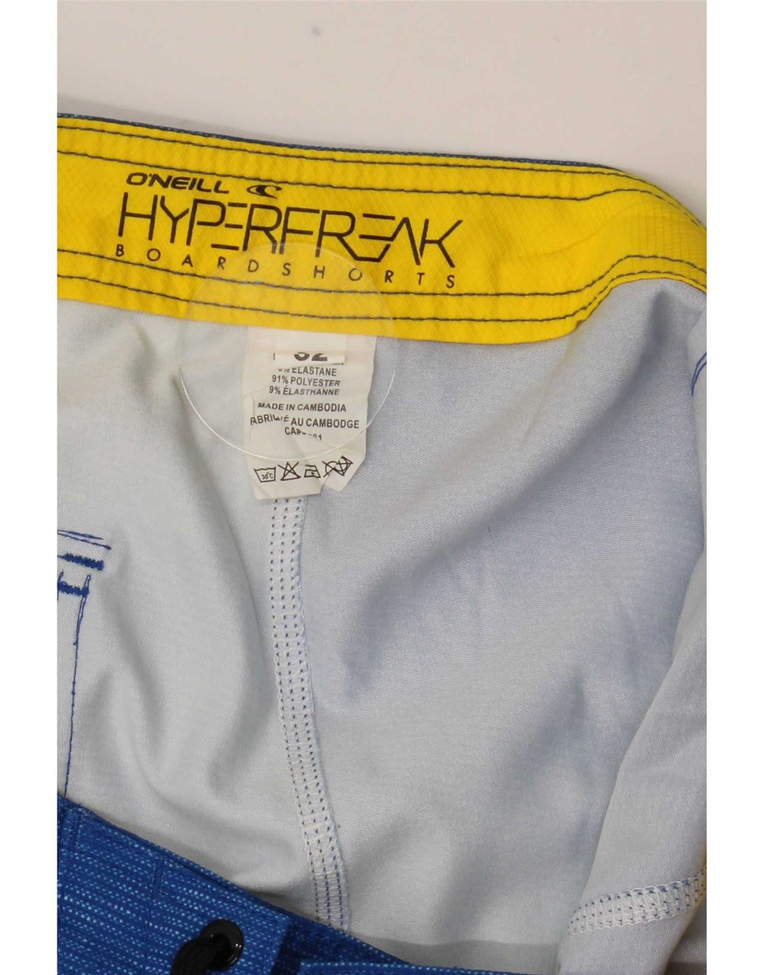 Shorts de natação masculino O'Neill médio azul colorblock poliéster