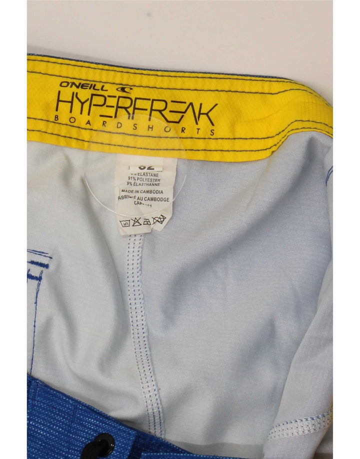 Shorts de natação masculino O'Neill médio azul colorblock poliéster