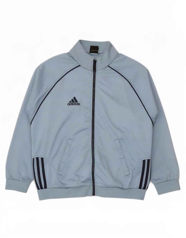Adidas Mens Loose Fit Tracksuit Top Jacket UK 34/36 Pequeno Azul