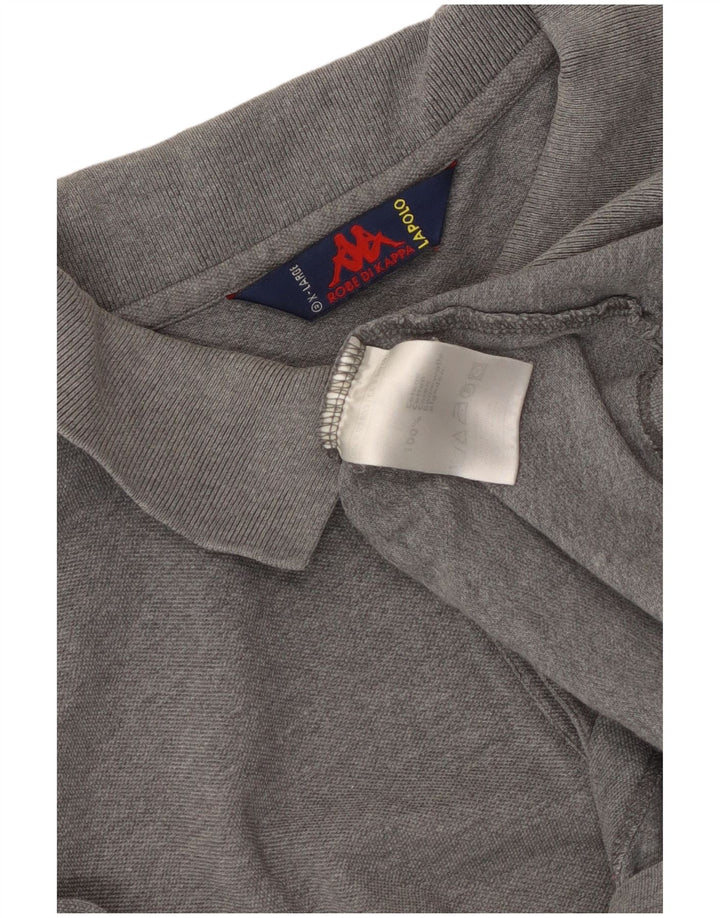 Camisa polo masculina Kappa XL cinza algodão