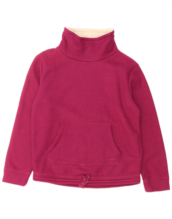 Moletom Sherpa feminino Weird Fish Jumper UK 12 poliéster rosa médio