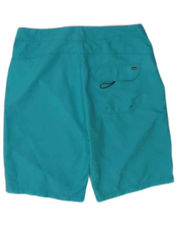 Shorts de natação masculino Hurley poliéster azul médio