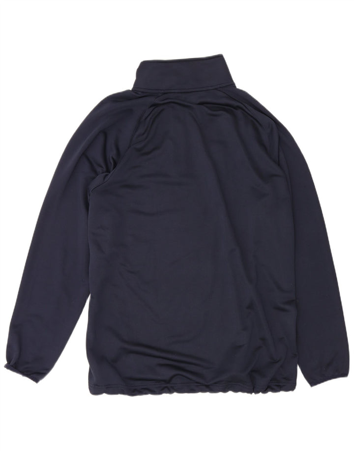 Canterbury Mens Zip Neck Pulôver Treino Top XL Azul Marinho Poliéster