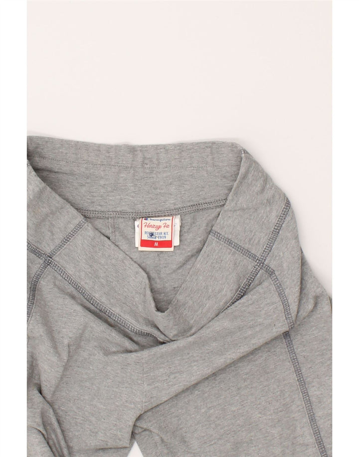 CHAMPION Womens Bermuda Shorts UK 12 Medium Grey Cotton Vintage Champion and Second-Hand Champion from Messina Hembry 