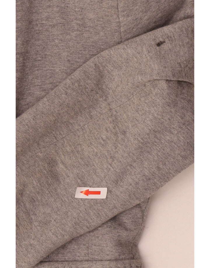 Jaqueta blazer feminina Zara com 2 botões UK 10 poliéster cinza pequeno