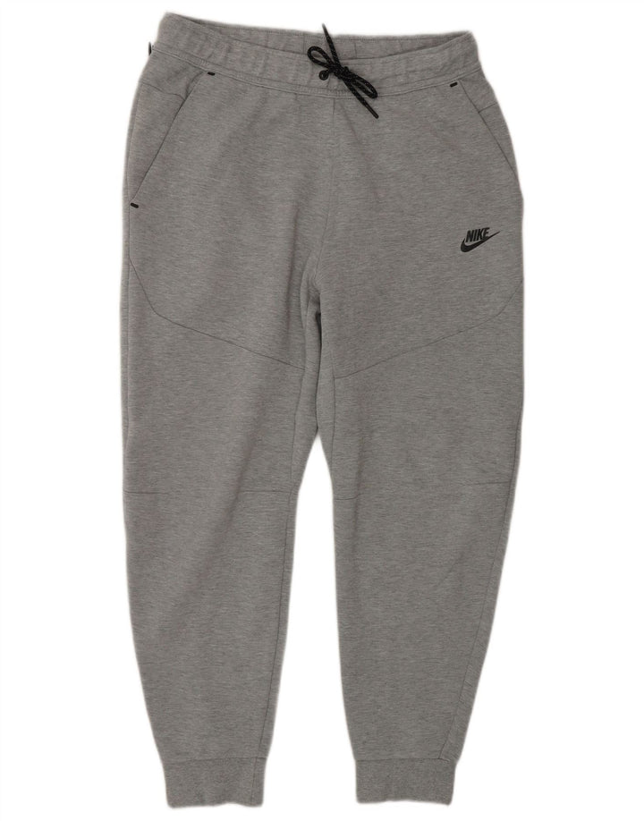 Calça de treino masculina Nike joggers cinza médio algodão