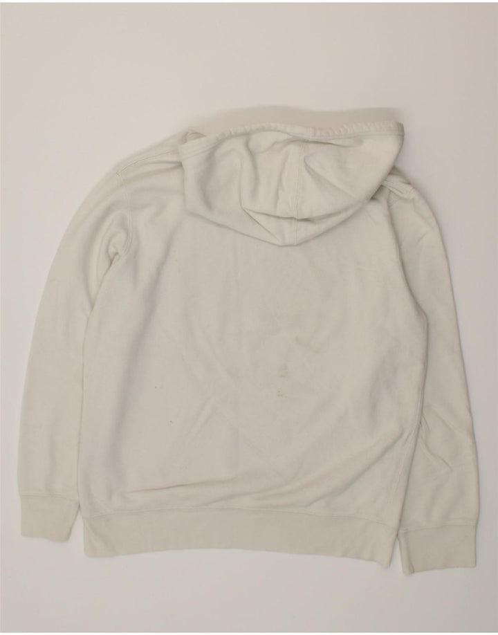 LEVI'S Mens Graphic Hoodie Jumper XL White Cotton Vintage Levi's and Second-Hand Levi's from Messina Hembry 