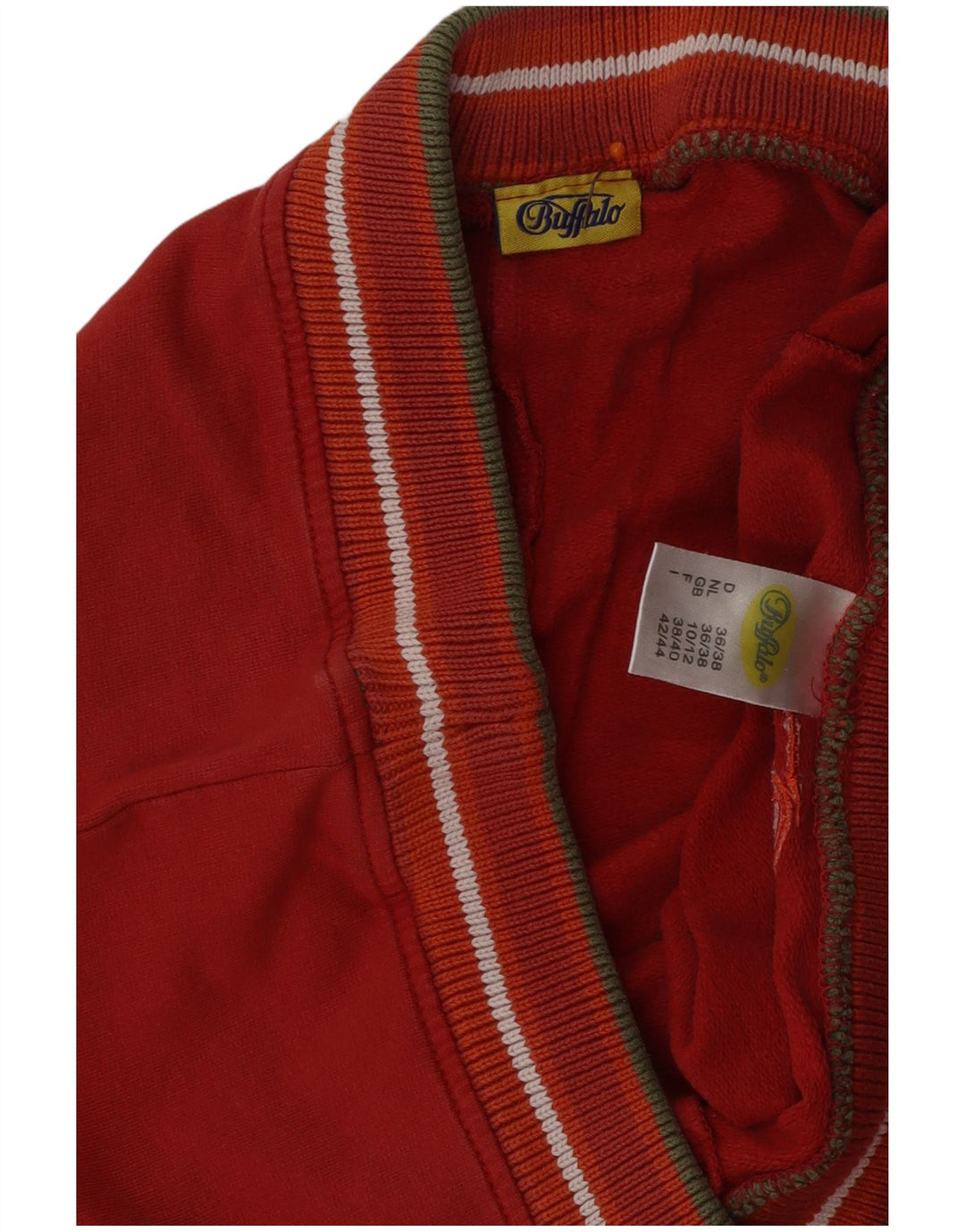 Calça de treino feminina BUFFALO UK 10/12 algodão laranja médio