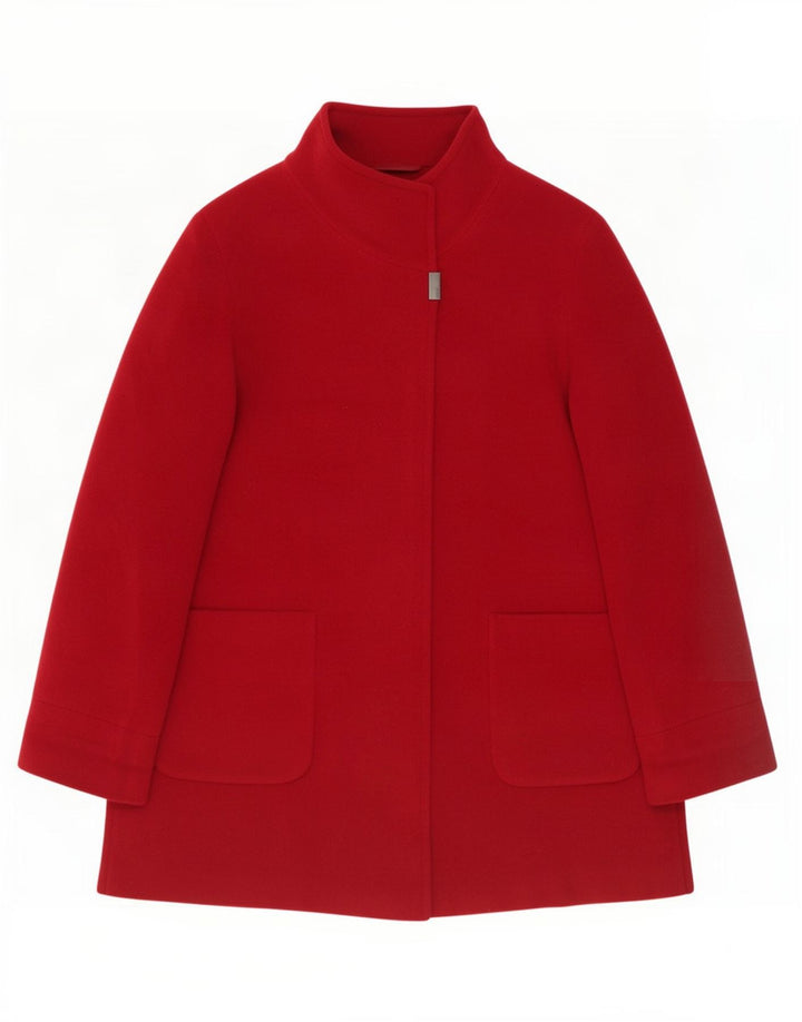 Sobretudo feminino Basler UK 12 lã vermelha média