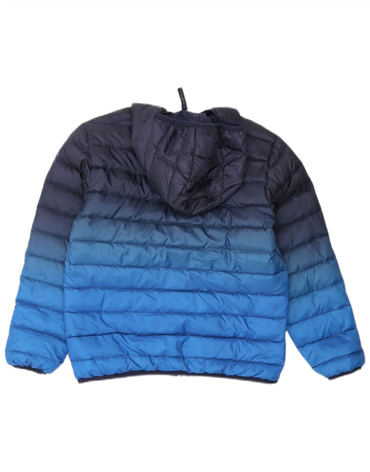 Jaqueta acolchoada com capuz para meninos Eddie Bauer 10-11 anos médio azul marinho