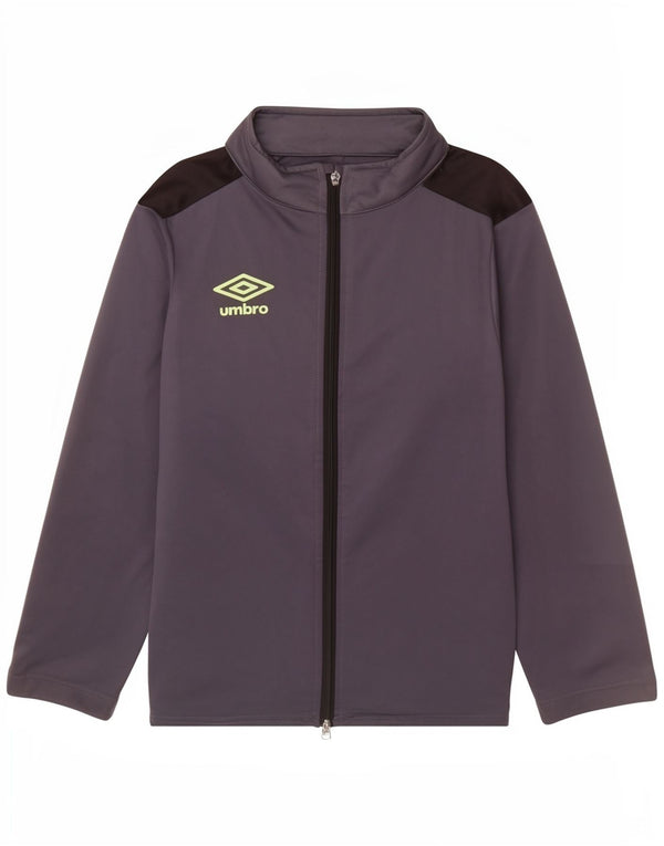 Casaco de treino Umbro Meninos 11-12 Anos Cinzento Poliéster