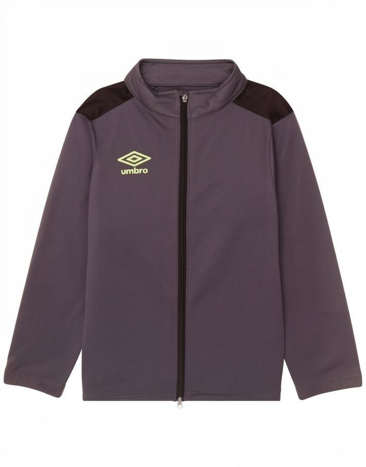 Casaco de treino Umbro Meninos 11-12 Anos Cinzento Poliéster