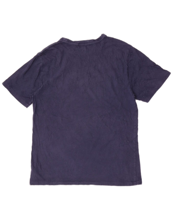 Camiseta Polo Ralph Lauren Boys Graphic Top 15-16 Anos XL Azul Marinho Algodão