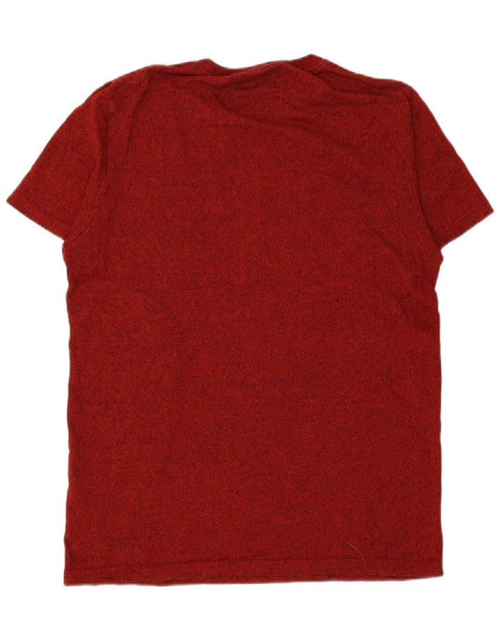 Camiseta masculina gráfica SUPERDRY grande algodão vermelho